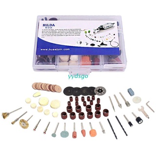 YGO 92pcs Rotary Tool Accessories Kit for Dremel Drill Carving Polishing Grinding