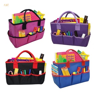 rat 6 Pockets Craft Tote Bag with Handles Travel School Office Art Studios Supplies