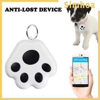 [simhoa] mini rastreador gps inteligente para perros/gatos/aplicación antipérdida bluetooth (1)