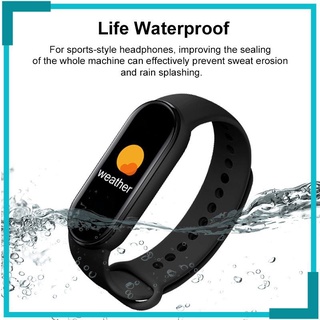 M6 Smart pulsera reloj Fitness Tracker frecuencia cardíaca Monitor de presión arterial pantalla a Color pulsera inteligente para teléfono móvil topmall (1)