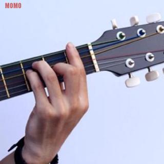 MOMO - juego de 6 cuerdas de colores de colores arco iris para accesorios de guitarra acústica (4)