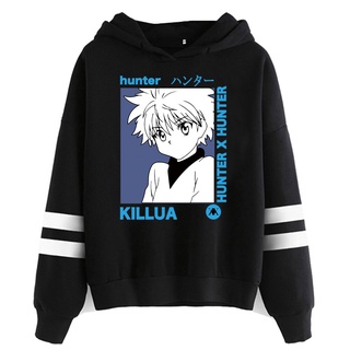 hunter x hunter sudaderas con capucha de manga larga sudadera killua zoldyck anime