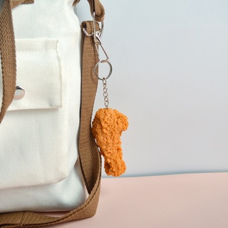[Adore] Imitation Food Keychain Fried Chicken Nuggets Chicken Leg Food Pendant Toy Gift roadgoldnew (2)