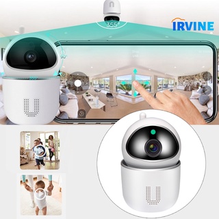 [irvn cam] 1080p webcams 360 grados vista panorámica control remoto de audio bidireccional wifi cámara de vigilancia para el hogar