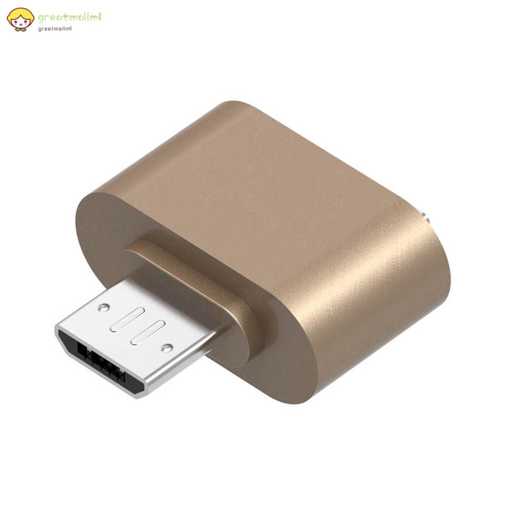 GM adaptador Micro USB a USB OTG 2.0 convertidor para Tablet Pc a Flash Mouse (3)
