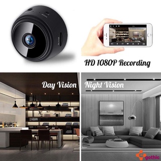 Mini cámara Wi-Fi A9 1080P, cámara IP de seguridad para el hogar Wi-Fi, cámara de vigilancia de visión nocturna inalámbrica mx.gothic