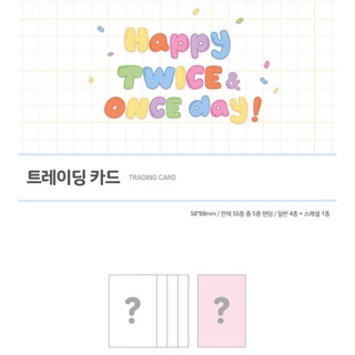 TWICE HAPPY TWICE & ONCE DAY! TRADING CARd