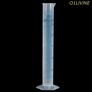 o1li cilindro de medición de laboratorio prueba graduada de tubo de ensayo líquido tarro herramienta nuevo