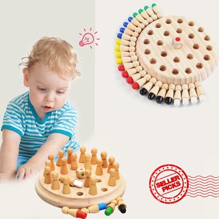 juego de memoria de madera para niños, juego de memoria, palo de ajedrez, divertido, juego de mesa, juguete cognitivo para niños, capacidad i3s7