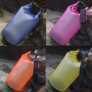 Outdoor Sports Bag PVC Waterproof Rafting Storage Shoulder Bag with Adjustable Detachable Strap