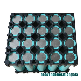 hsk 5pcs 4x5 black cell 18650 plástico espaciador marco irradiante soporte shell hsv (6)