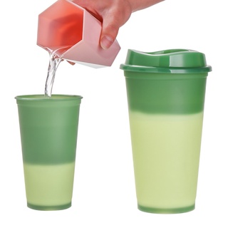 Vsrytod taza de Plástico multicolor/Portátil/multicolorida/Temperatura Para Bebidas (7)