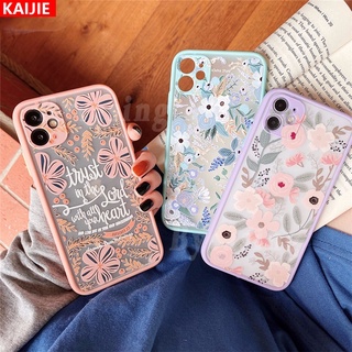 Translucent Flower Casing For Xiaomi Poco X3 NFC M3 Redmi 9T 9A 9C Note 10 Pro 9S 7 8 Cover KaiJie