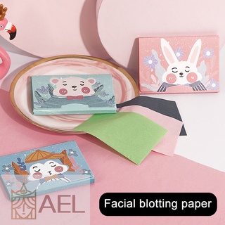 5 pzs papel Facial para manchas faciales/hojas de hinchazón Facial para el cuidado de la piel grasa o maquillaje