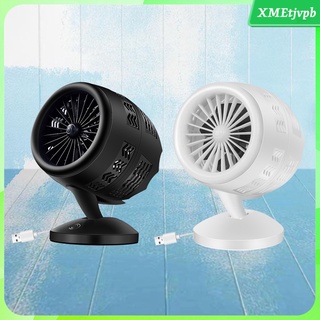 [xmetjvpb] ventilador de escritorio usb, pequeño ventilador portátil silencioso para mesa de escritorio, ajuste 5-20 para un mejor enfriamiento, 2 velocidades