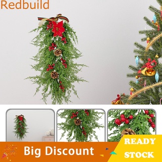 Redbuild conos de pino sin sabor colgantes de vid de invierno de imitación árbol de navidad versátil para el hogar