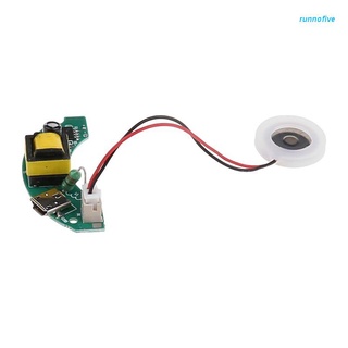 Acogedor USB Mini humidificador DIY Kits de Mist Maker y controlador de la placa de circuito de niebla de la película de atomizador de la hoja Mini oscilante de la placa accesorios