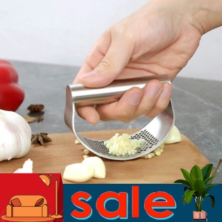 <salzburg> Cortadora de ajo libre de óxido espesar útil ajo prensa resistente herramienta de cocina (1)