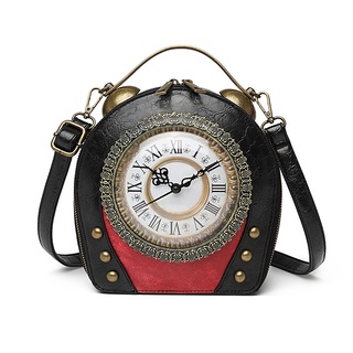 Mujer bolso Retro Walkable reloj de un hombro cruzado bolso bolso