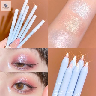 Lying Silkworm Pen Long Lasting Glitter Eyeshadow Stick Eye Makeup Tool For Women Girls