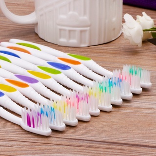 gotitlikethat 10pcs ultra suave carbón de bambú nano cepillo de dientes cepillo de dientes cuidado de la salud oral (9)