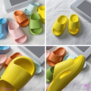 Niños y niñas antideslizante Simple Color sólido exterior desgaste suave fondo lindo sandalias y zapatillas (3)