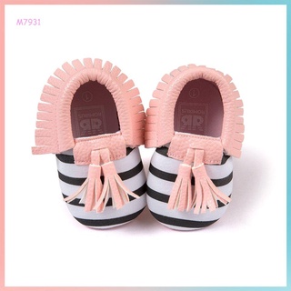 Zapatos De Moda Para Niños Con Borla Suela Suave Antideslizante Bebé (1)