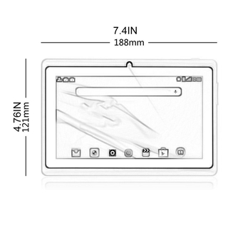 Tableta de tamaño portátil de 7 pulgadas para Allwinner A33 Tablet PC 512MB+ 4 gb (5)