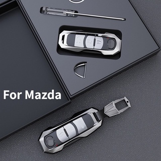 Mutips - funda para llave de coche de aleación de Zinc de alta calidad para Mazda 2 3 5 6 2017 CX-4 CX-5 CX-7 CX-9 CX-3 CX 5 accesorios