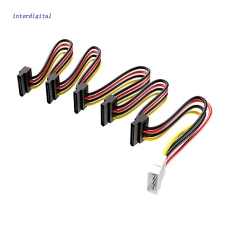 Cable Adaptador De alimentación De 1 a Sata De 1 a 5 Sata/Adaptador/Adaptador/Adaptador/unidad dura/cable De alimentación Digital (1)