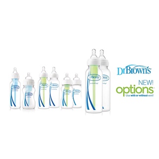 Dr. Marrón opciones + botella de cuello ancho 150ml/270ml Dr. Browns Natural Flow - botella de leche