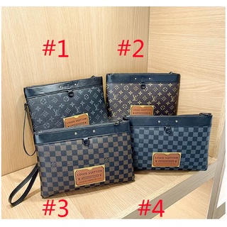 LV Louis Vuitton Clutches ready stock High quality clutch bag wallet briefcase bank card bag coin For Women/Men