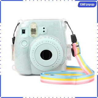 [XMFZMPAP] Crystal Mini Camera Pouch Photography Bag Case for Fujifilm Instax Mini 8, Mini 8+, Mini 9 Instant Film Camera +