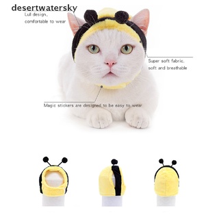 desertwatersky suave y lindo gato tocado perro cruz vestido lindo animal pequeño mascota sombrero gato dws