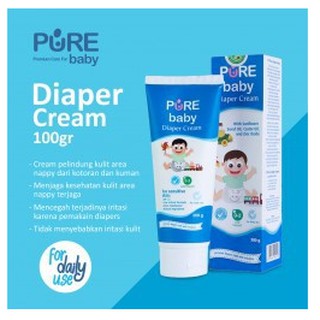 Crema de pañales de bebé puro 100 gr/protección de la piel del bebé/prevenir pañales