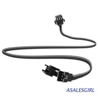 asalesgirl argb 5v 3 pines artículo cable de extensión aura msi placa base divisor y estilo adaptador para ventilador de tira de luz de 5v halos