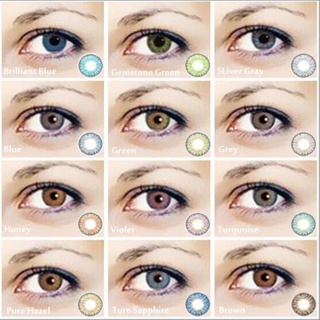 Un par/juego de lentes de contacto/cosméticos de colores/ojos grandes/con encanto