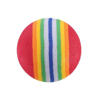 1 pza esponja de Golf al azar Eva bolas arco iris pelotas de Golf rayas Golf Bal accesorios S3I6 (9)