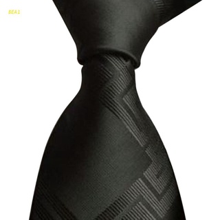 Bea1 corbata Casual Para hombre/clásica/negra/Jacquard Para negocios/negocios