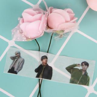 BTS Washi Cinta De Papel DIY Scrapbook Pegatinas Suga Jimin V RM Magic (6)