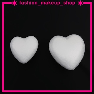 [maquillaje] 6 cm de poliestireno de poliestireno de espuma de poliestireno manualidades diy bola de espuma corazones forma 20 piezas