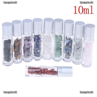 Fangpinshi piedras Semi-rechinantes/botellas Para aceite esencial/botellas De vidrio con 10 ml