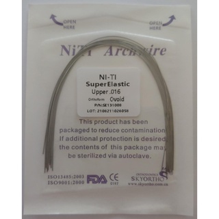 Arcos de ortodoncia Niti 16 superior (10pcs)