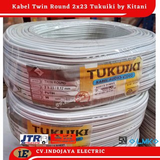 Cable redondo doble 2x23 Tukuiki longitud 90 metros/Cable de fibra Kitani