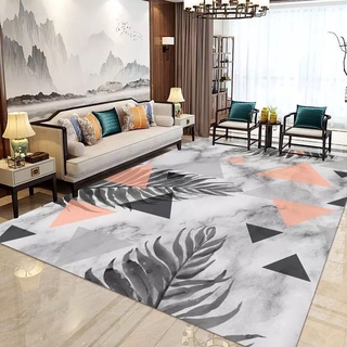 Alfombras de celosía alfombras geométricas de gran tamaño Simple geométricas alfombras geométricas de área completa, alfombras cuadradas para sala de estar, dormitorio, cocina, celosía alfombras y alfombras