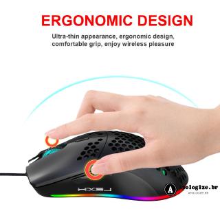 Qaz-Mouse gamer Rgb Luminoso Macro Para Mouse De juegos 6 botones ergonómico (1)