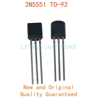100 pces 2n5551 a-92 5551 to92 transistor novo e original chipset ic