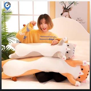 Linda almohada de peluche suave para gato/almohada para dormir/juguetes largos de peluche (8)