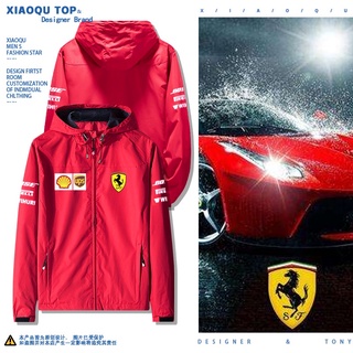Ferrari Team ropa Chamarra F1 Racing traje de coche Fans de manga larga abrigo Chamarra