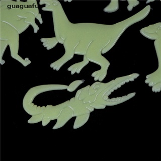 guaguafu 9 unids/set glow in the dark luminoso dinosaurios pegatinas niños habitación arte pared decoración mx (5)